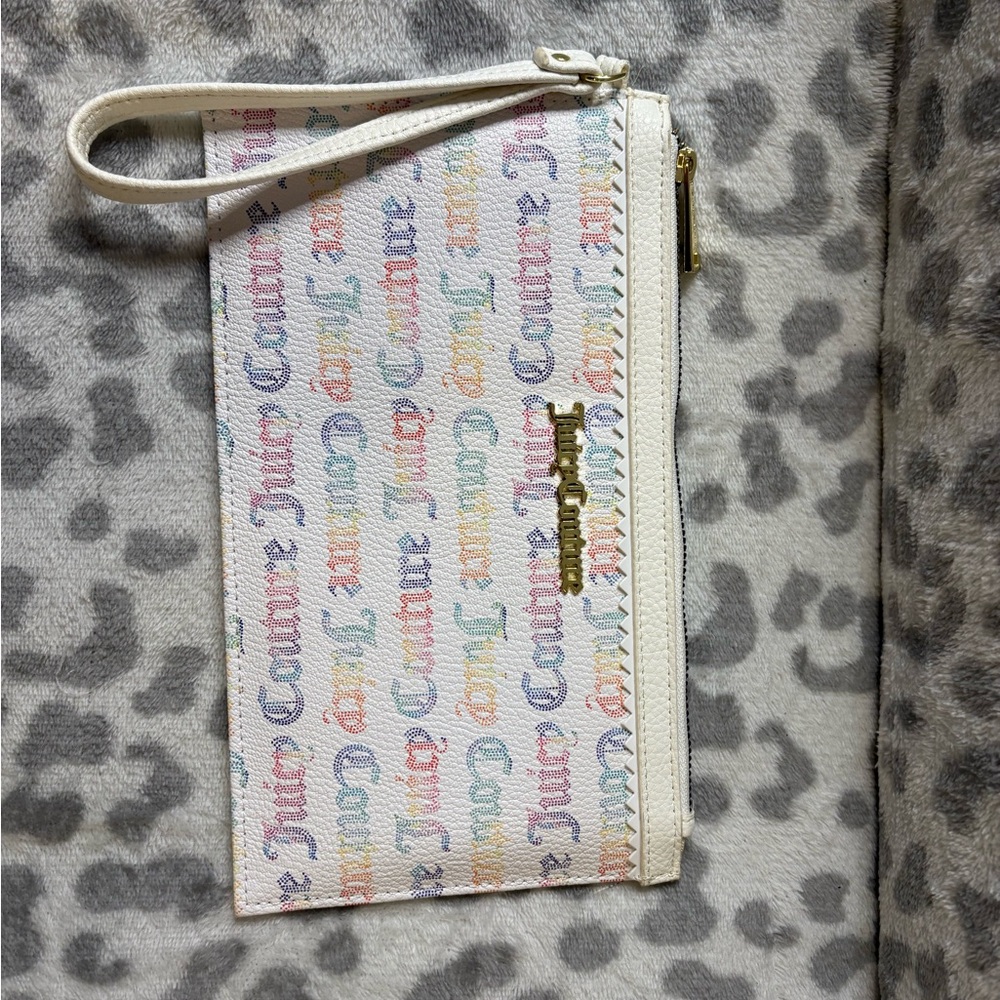 Juicy Couture Pastel Logo Wristlet